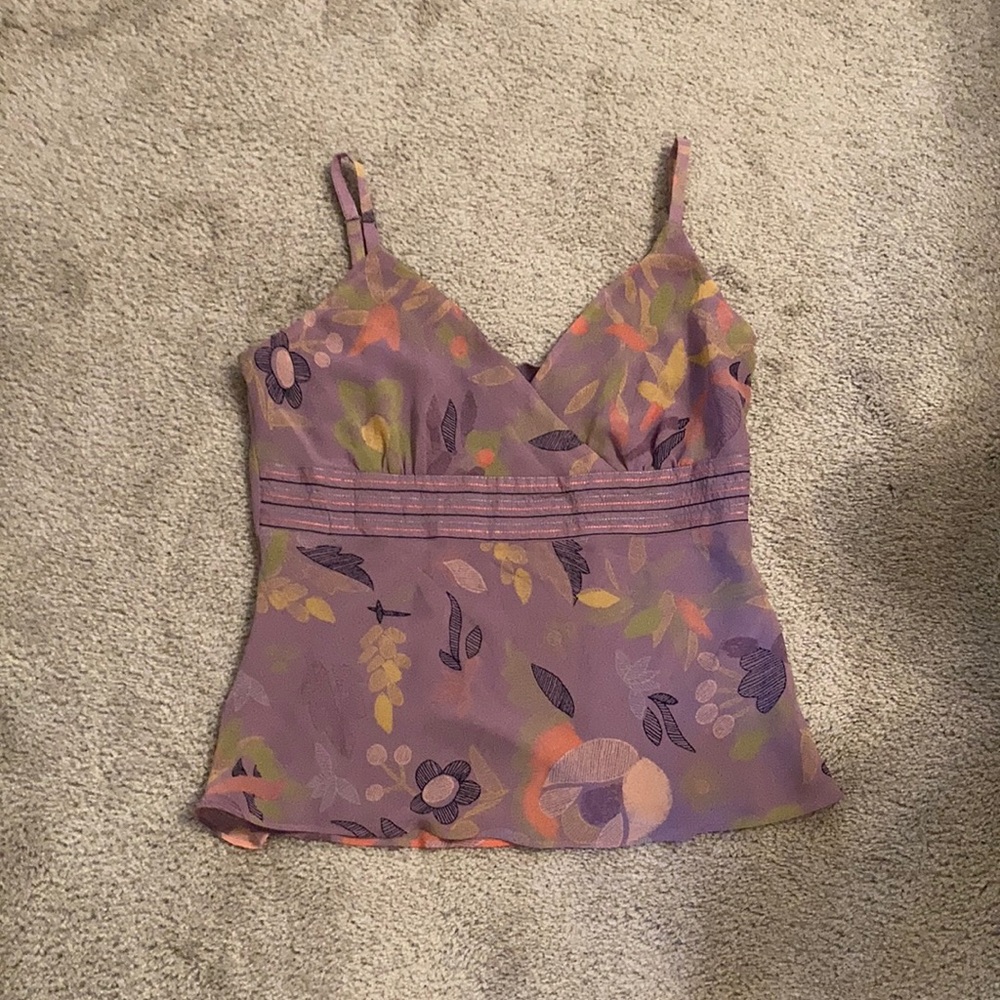 Floral Sheer Cami-NWOT